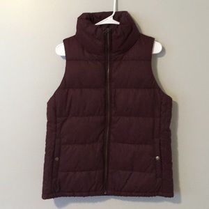 NWOT MAROON vest